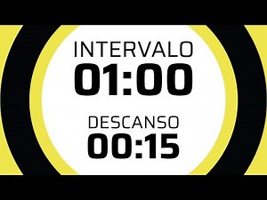 #TIMER | 60 minutes long | 60 second #intervals with 15 seconds break