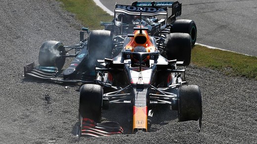 Lewis Hamilton vs Max Verstappen: Explaining the frightening F1 crash, the penalty, and how halo saved Mercedes driver