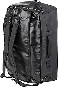 Vertx RLT Tactical Travel Duffel Bag Backpack for Men and Women, Compatible with Vertx Tactigami for Survival EDC Gear, Hunting Luggage, Black - 80L