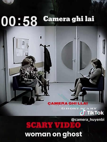 Woman haunted in hospital lobby caught on camera #scary #cctv #pov #animal #ghost #horror
