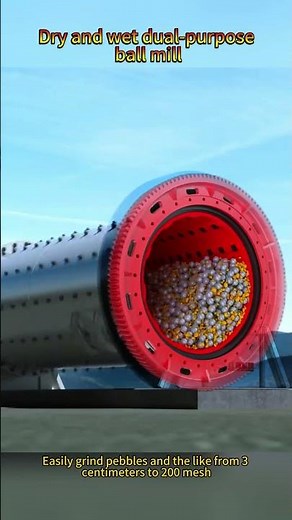 Wet & Dry Ball Mill—GRIND with ease, no limits! 💥#machine #ball #mill #crusher #grind #factory