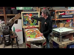 Gottlieb EM pinball repair - Outer Space all jacked up. We fixed it!