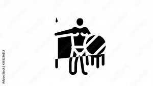 Aztec Civilization Icon Animation Aztec Antique Pyramid And Gold, Bird And Animal, Cozcacuauhtli And Mystic Totem