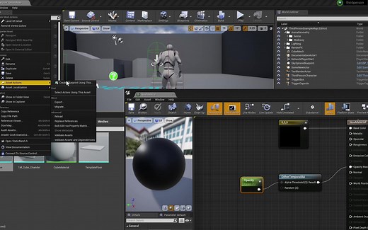 【自制教程】Unreal Engine 让物体逐渐消失（2）：变化的材质
