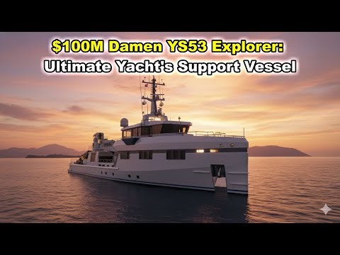 $100M Damen YS53: Meet the Ultimate Yacht's Support Vessel