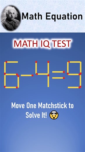Move a Matchstick… What’s the Answer?