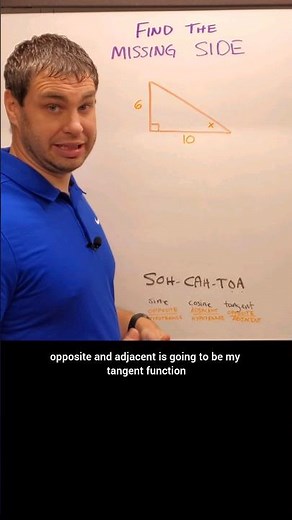 Find Missing Angle in a Right Triangle using Tangent