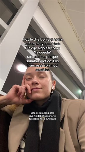 Abrí la aplicación Airlearn para descubrir que me acababan de decir que me callara 😭 #Airlearn #airlearnpartner #air236 #aprendizajefrancés