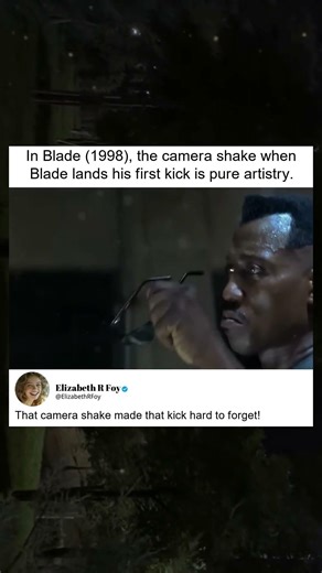 Blade (1998) First Kick Camera Shake Analysis