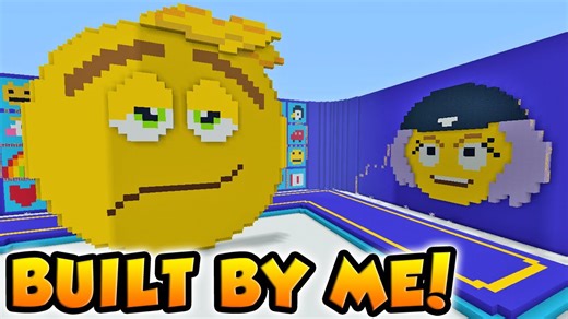 Emoji movie map built by SB737 in Minecraft hide and seek
