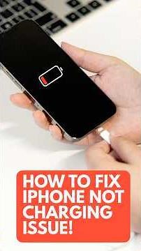 How to fix iPHONE not charging issue