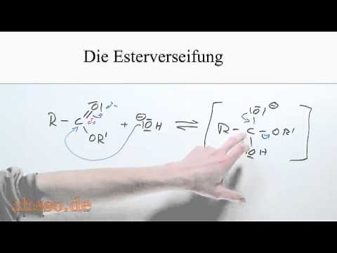 Esterverseifung oder alkalische Esterhydrolyse