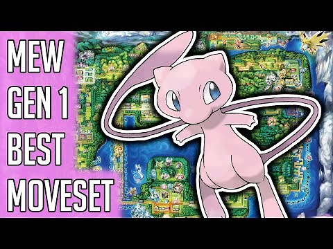 Mew Gen 1 Best Moveset - Mew Best Moveset Moves Pokemon Red Blue Yellow Version Guide
