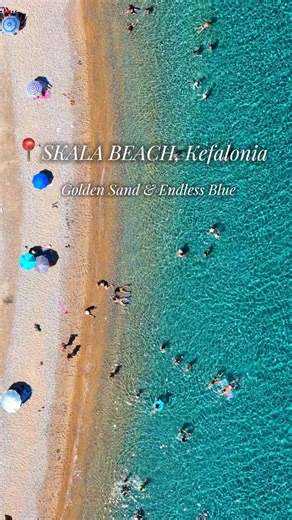 52K views · 1K reactions |  Skala Beach, Kefalonia Vibrant and...
