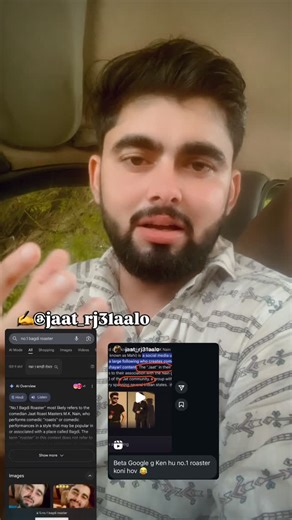 m.k.nain (Mahi) on Instagram: "😂😂💀💀 . . . . #mknain #reels #jaat #nain #jaatjaatni #jäät #jaatekta #jaatswag #jaatland #roaster #roasting #roast #fun #funnyvideos #funtimes #funnymemes #funtime #comedy #comedian #jatt #jattlifebaby❤️ #jattbelike #jattmehkma #choudharystyle😎 #creator #laugh #laughing #reply #roastingking"