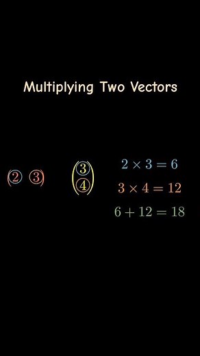 This is HOW we Multiply Vectors #maths #algebra #vector #multiply #add #learn #school