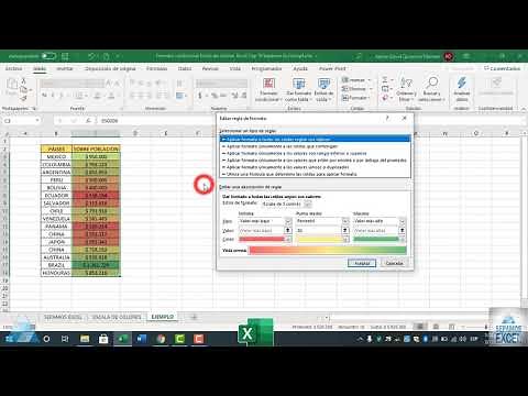 como usar el Formato condicional con Escala de colores en Excel Cap 10 #sepamosexcel #exceldatos
