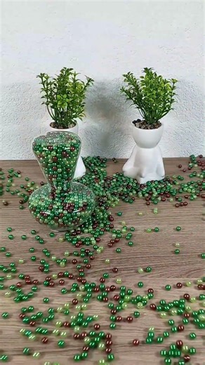 Satisfying Reverse Beads Dropping ASMR 109 ♥️♥️♥️ #satisfying #asmr #reverse #beads #asmrcommunity