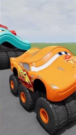 Impossible Monster Truck Obstacle Course! 🚛💥 #Shorts
