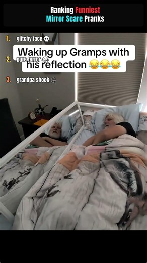 Ranking Funniest Mirror Scare Pranks #Shorts