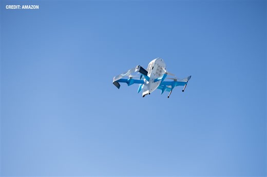 Amazon’s Prime Air drone delivery service launches in Ruskin