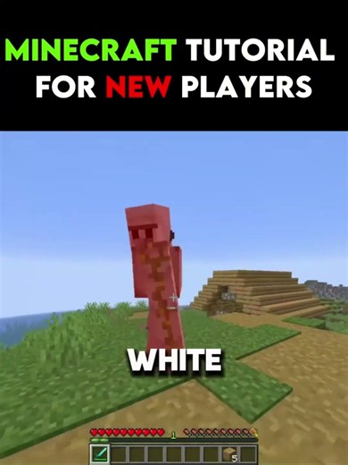 Minecraft Tutorial for New Players!💀100% real😂