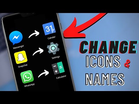 How to Change Apps icon & Apps Name on Android (easy & no root)