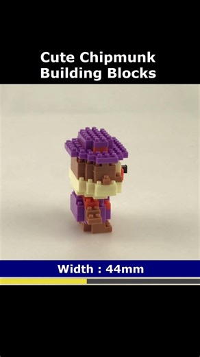 Chipmunk Chip C1032 Blocks #Chip #Chipmunk #DMXC #C1032 #Lego #MiniBlock #NanoBlock