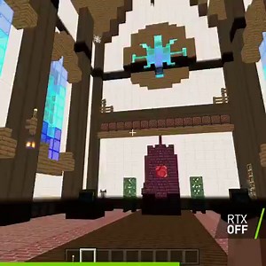 Entering the Crystal Palace in Minecraft with RTX. 😍 | NVIDIA GeForce United Kingdom