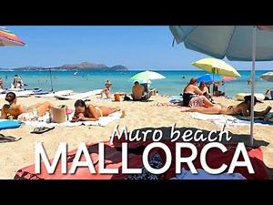 🇪🇦 MALLORCA | PLAYA de MURO | Alcudia Beach walk 🏖 Spain 2024 4K