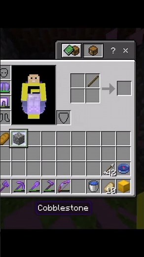 how to make lever in || minecraft||