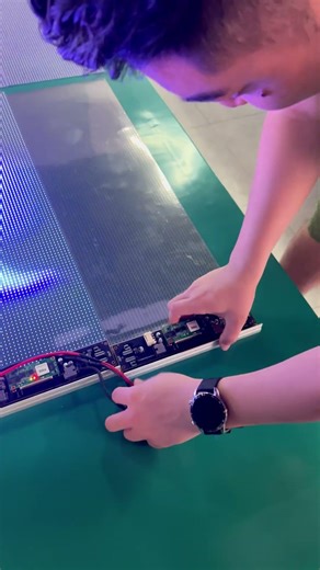 How to install a transparent LED display?#MileStrong #leddisplaymanufacturer #transparentleddisplay