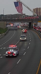 Funeral procession for the NYPD Detective First Grade Didarul Islam who was killed in the line of duty! A beautiful farewell to a hero that risked his life to protect everyone. #NYPD #neverforget | John Debacker