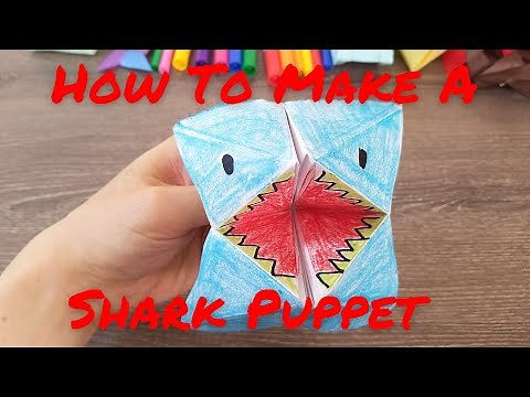 How To Make A Shark Puppet (Fortune Teller)