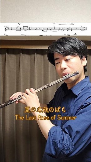 夏の名残のばら 庭の千草 The Last Rose of Summer #フルート #吹奏楽 #flute