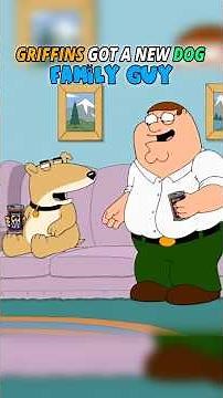 Griffins got a new dog 😱😱😱 #familyguy #briangriffin #funny #usa