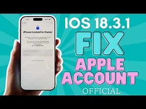 ( iOS 18.3.1 - iOS 18.3 ) Fix Apple Account Activation Lock on iPhone Locked To Owner | Step by Step