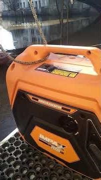 review impax silent generator from Screwfix brand new