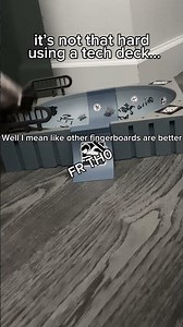 using a TECH DECK isn’t that hard… #techdeck #fingerboard #skateboarding