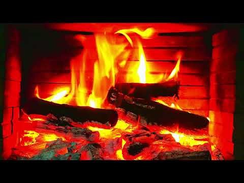 Fireplace Ambience 4K (12 Hours) – Cozy Crackling Fire Sounds for Relaxation, Sleep, Meditation