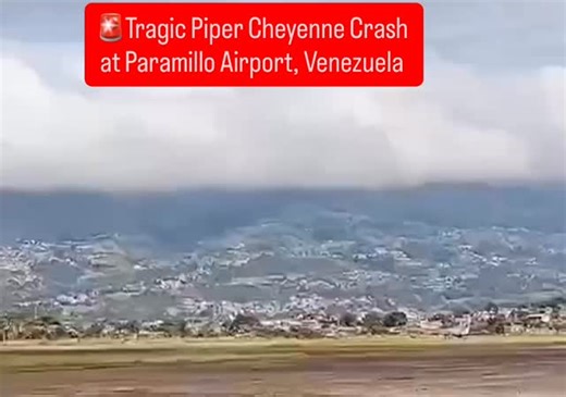 Captain Berg on Instagram: "A Piper PA-31T1 Cheyenne I (YV1443, C/N 31T-7904013) crashed earlier today at Paramillo Airport in San Cristóbal, Venezuela. Sadly, two lives were lost in the accident‼️✈️"