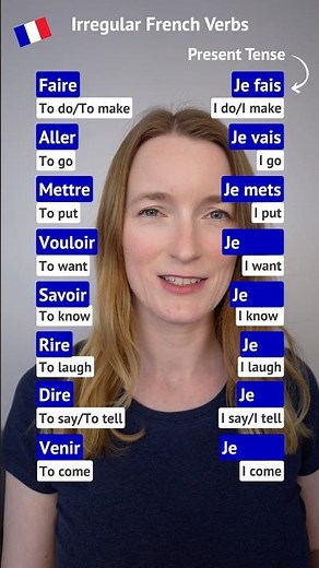 8 Irregular French Verbs to Know