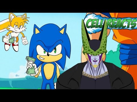 Goku and DR King Egg! Cell Reacts to Sonic vs Goku Rap Battle!