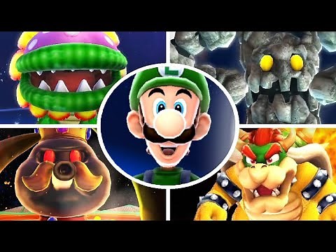 SUPER MARIO 3D ALL-STARS: Super Mario Galaxy - All Bosses with Luigi (Nintendo Switch)