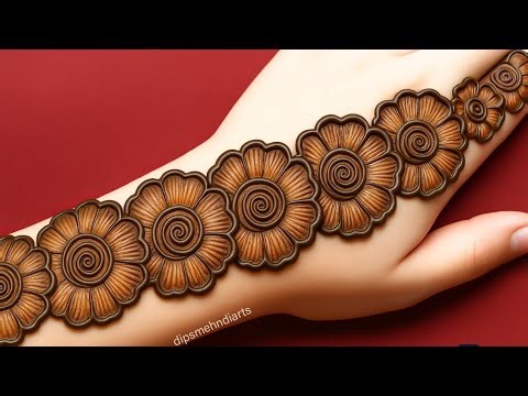 Very Beautiful Stylish Back Hand Mehndi Design| Simple Easy Mehndi Designs| mehndi designs| mehndi