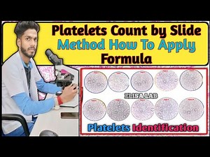 Manual platelet count slide method|Platelets count of Slide Method|platelets Count #platelets #lab