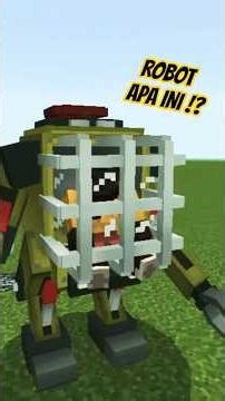 pakek addon ini kita bisa mempunyai robot-robot ini #mcpe #addon #robot