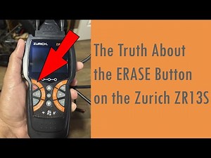 Zurich ZR13S: The Truth About the Erase Button on the Zurich ZR13S