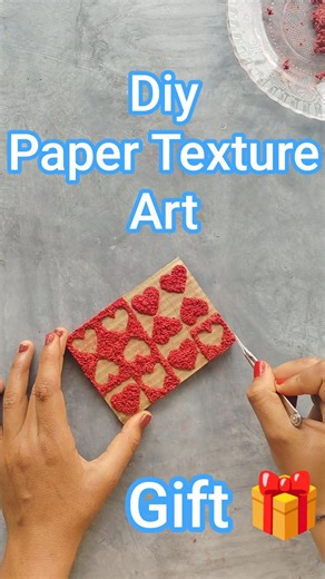 Diy Aesthetic Texture Art With Paper ❤🤯 Craft💡Perfect Gift Idea #viral #shorts #earring #diy #craft