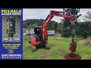 Digga PD3 Auger Drive - Mini Excavator 4T